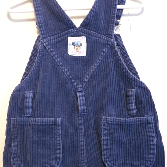 Minnie Mouse Corduroy Overalls Toddler Vintage - Picture 4 of 9